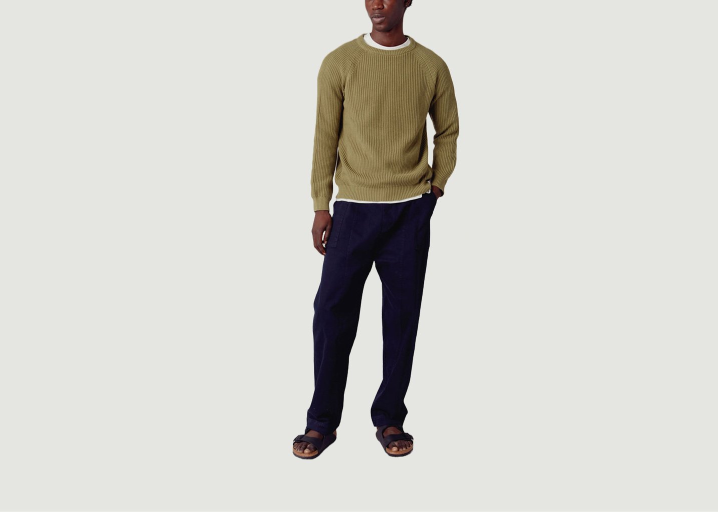 L'exception Pantalon Nizana Bleu Marine Komodo