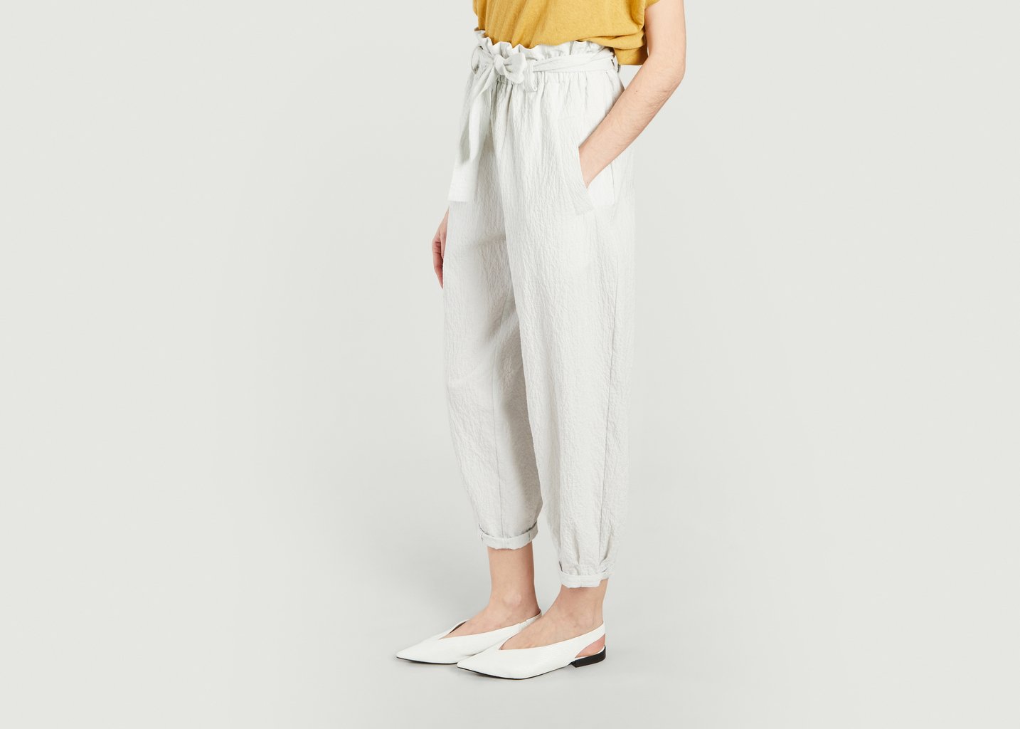 L'exception Pantalon Oakland Blanc Momoni