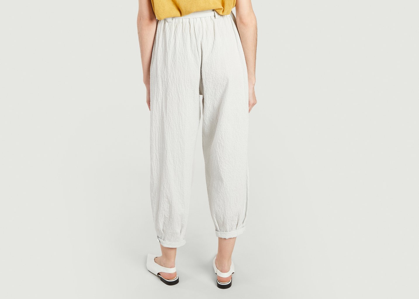 L'exception Pantalon Oakland Blanc Momoni