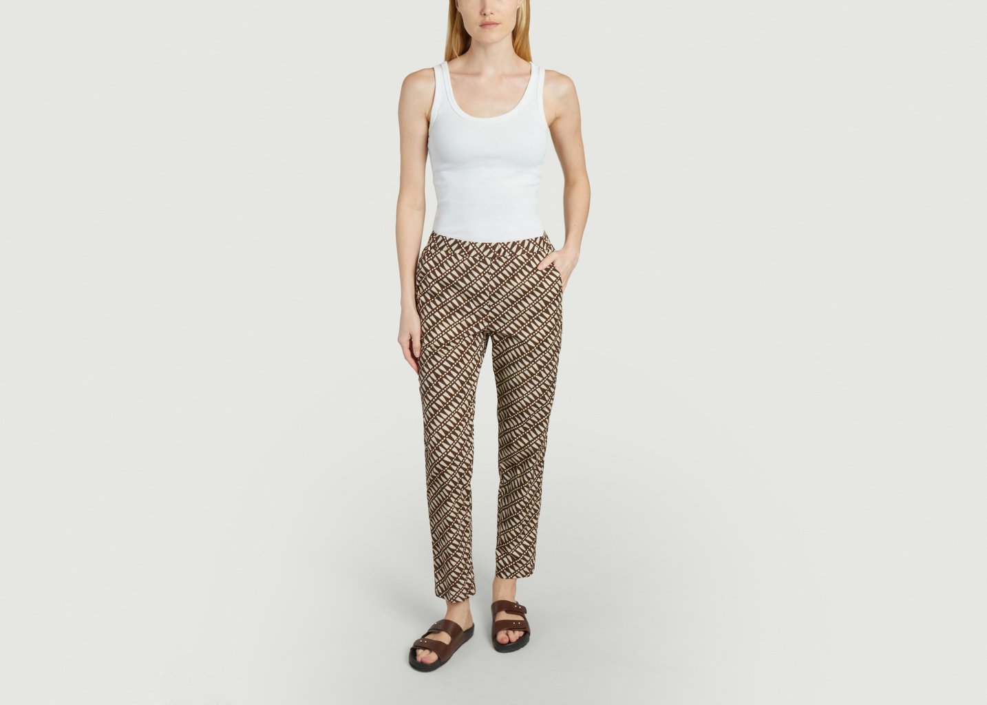 L'exception Pantalon Pacifio Chocolat Diega