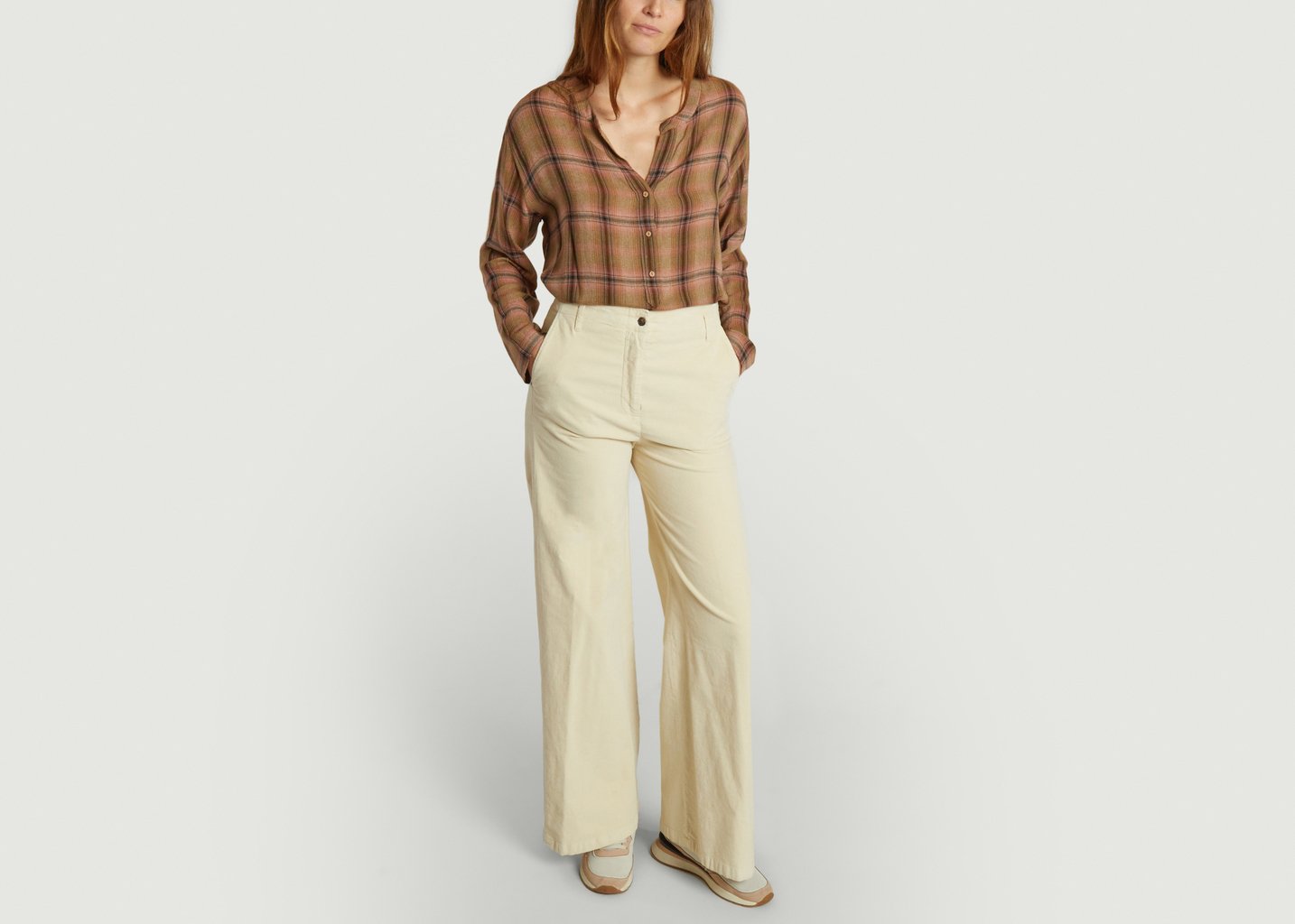 L'exception Pantalon Pomeo Ecru Diega