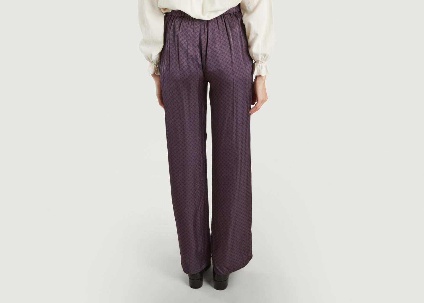L'exception Pantalon Pompo Violet Diega