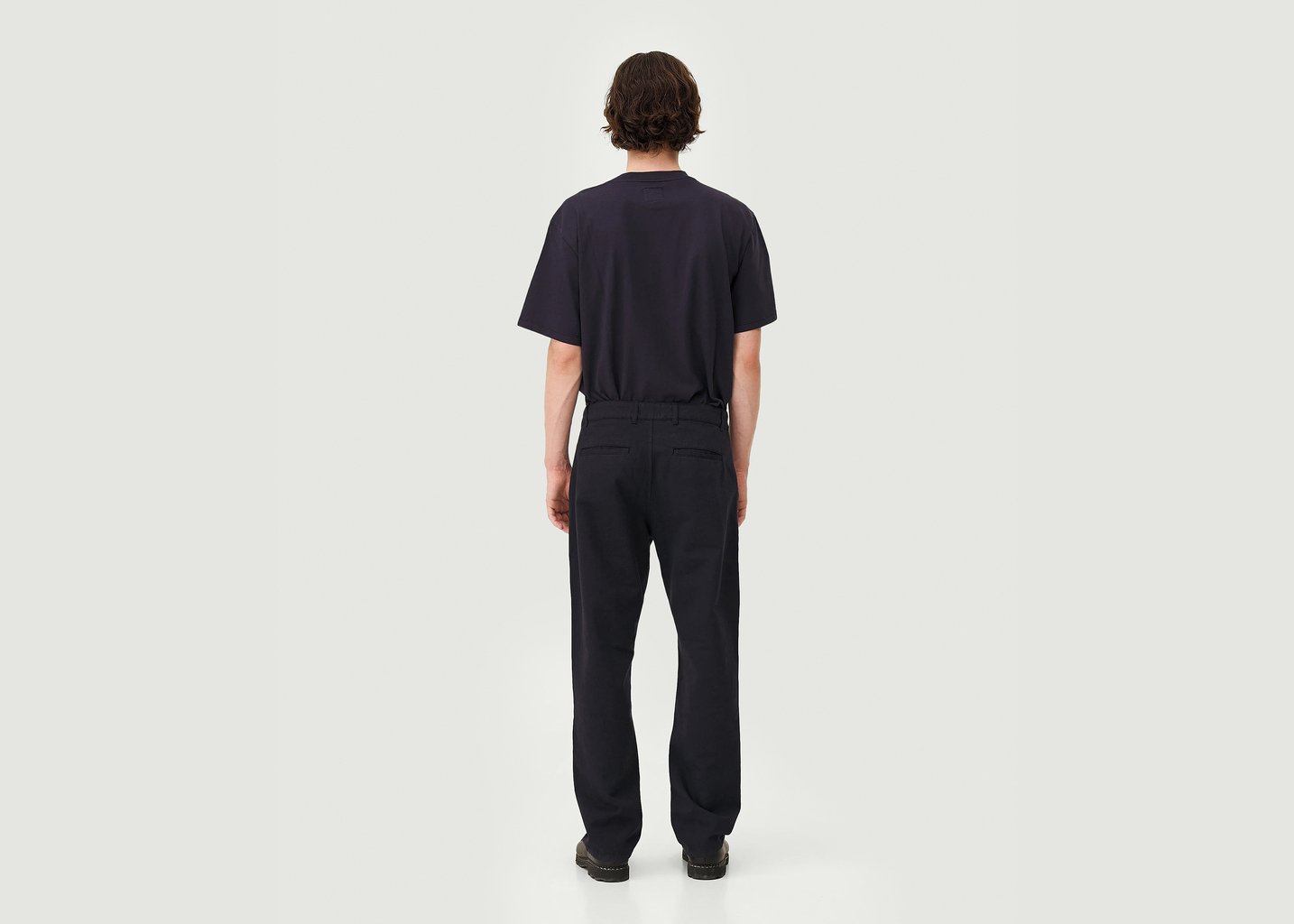 L'exception Pantalon Roy Bleu Marine Noyoco