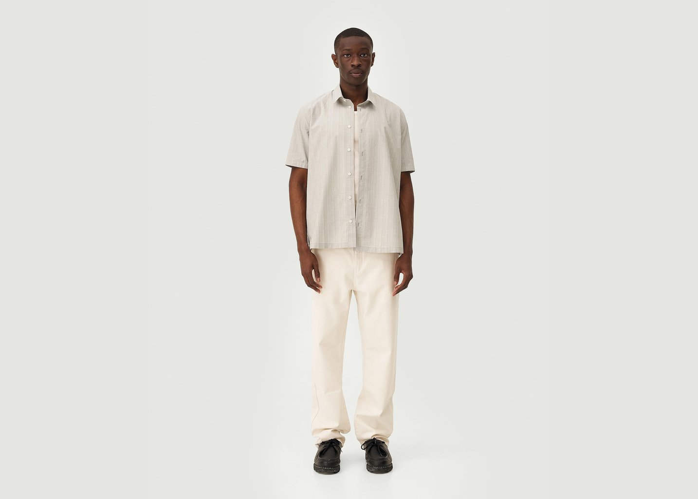 l'exception Pantalon Roy Ecru noyoco