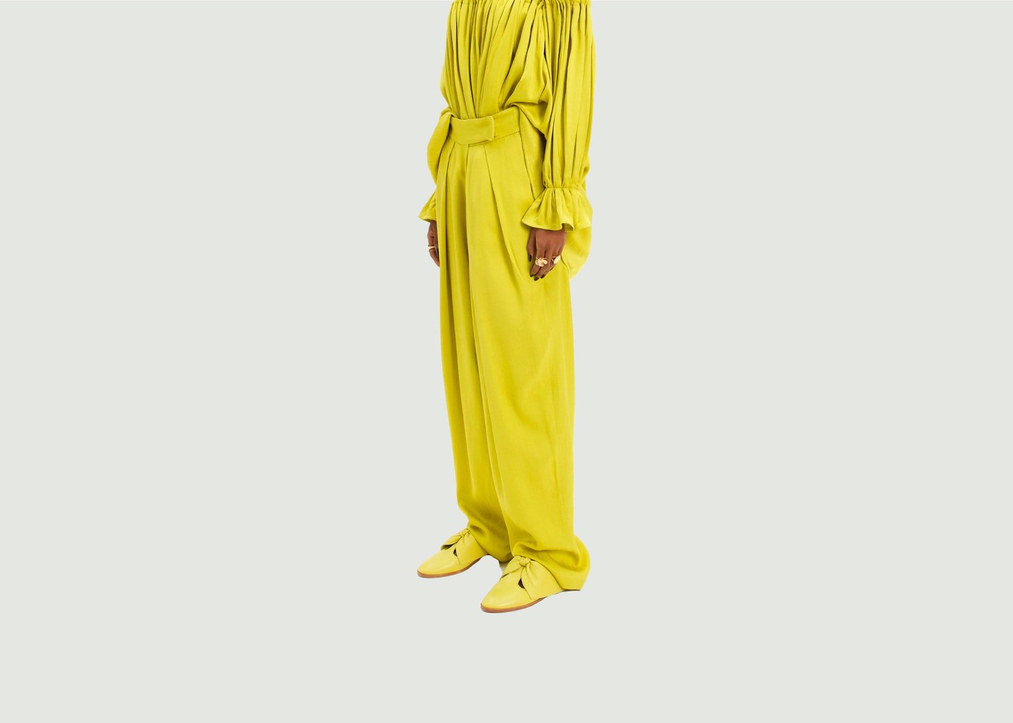 L'exception Pantalon Sakis Jaune Heimstone