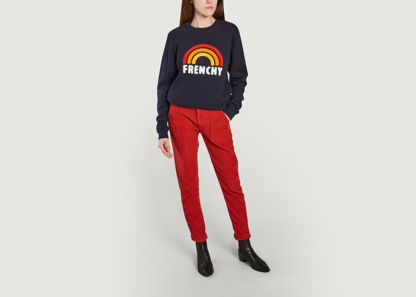 L'exception Pantalon Sandrine Rouge Reiko