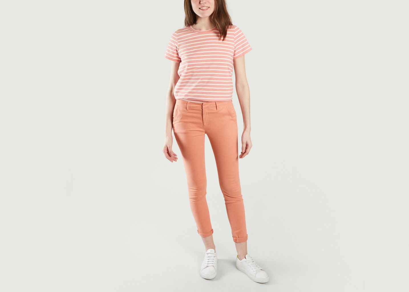 L'exception Pantalon Sandy 2 Basic Corail Reiko