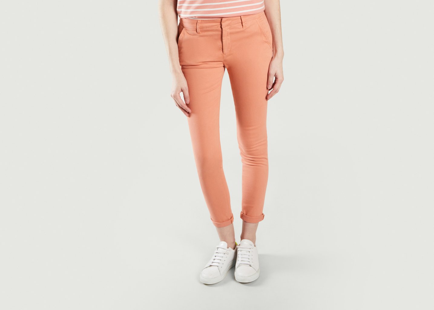 l'exception Pantalon Sandy 2 Basic Corail Reiko
