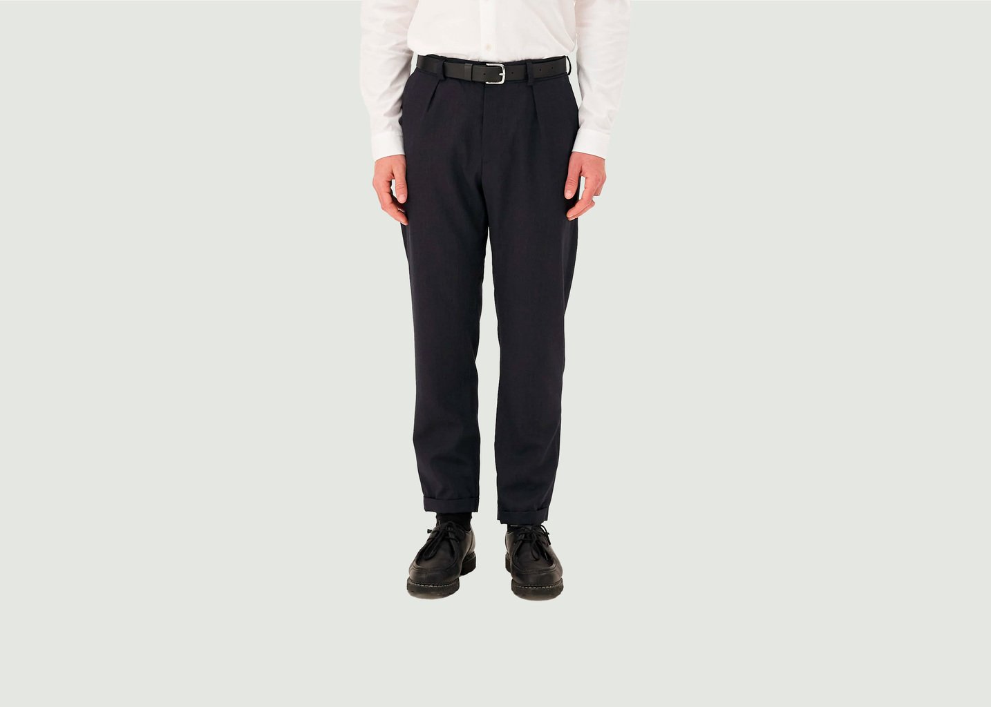 L'exception Pantalon Sienna Bleu Marine Noyoco