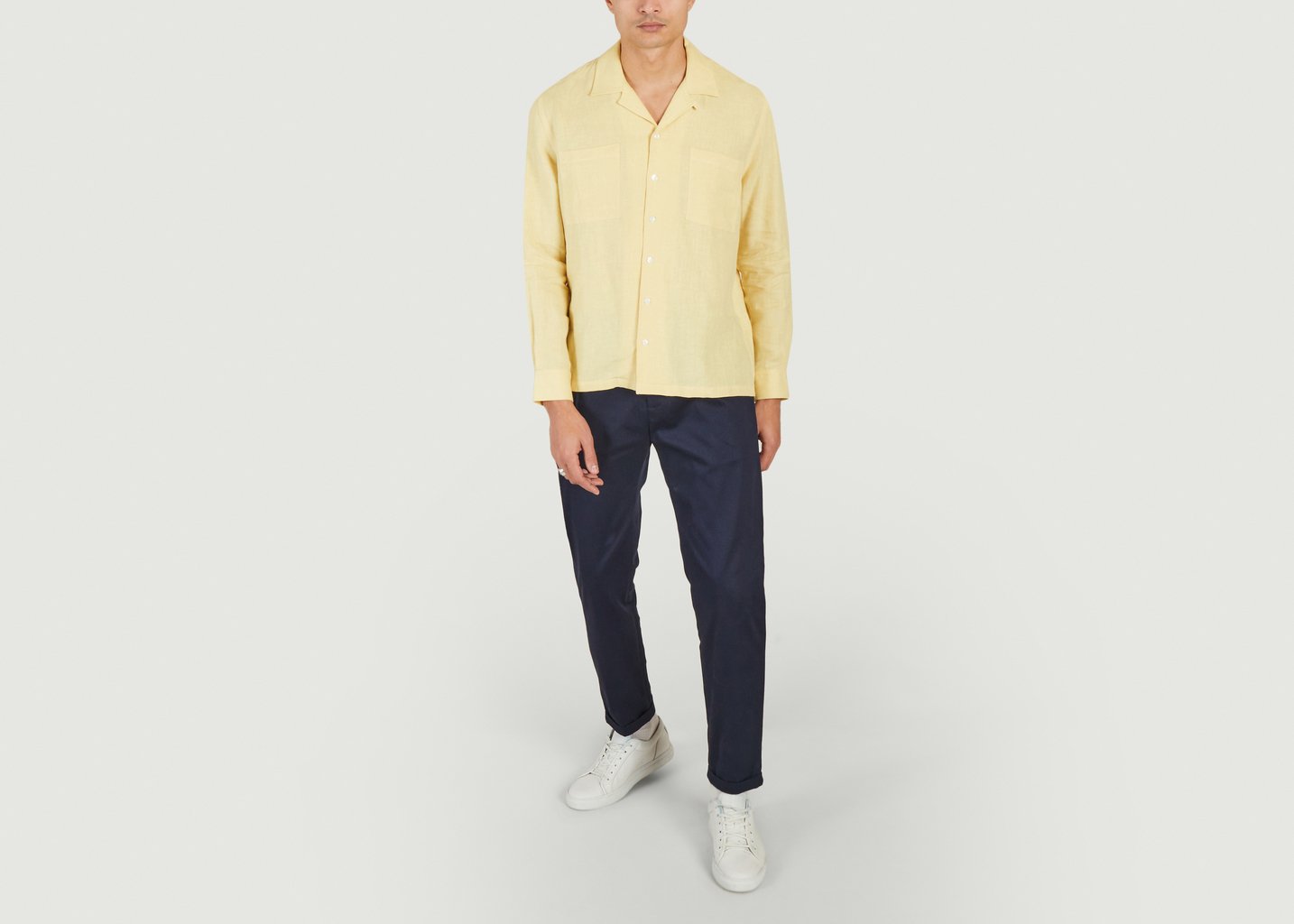 L'exception Pantalon Sienna Bleu Marine Noyoco