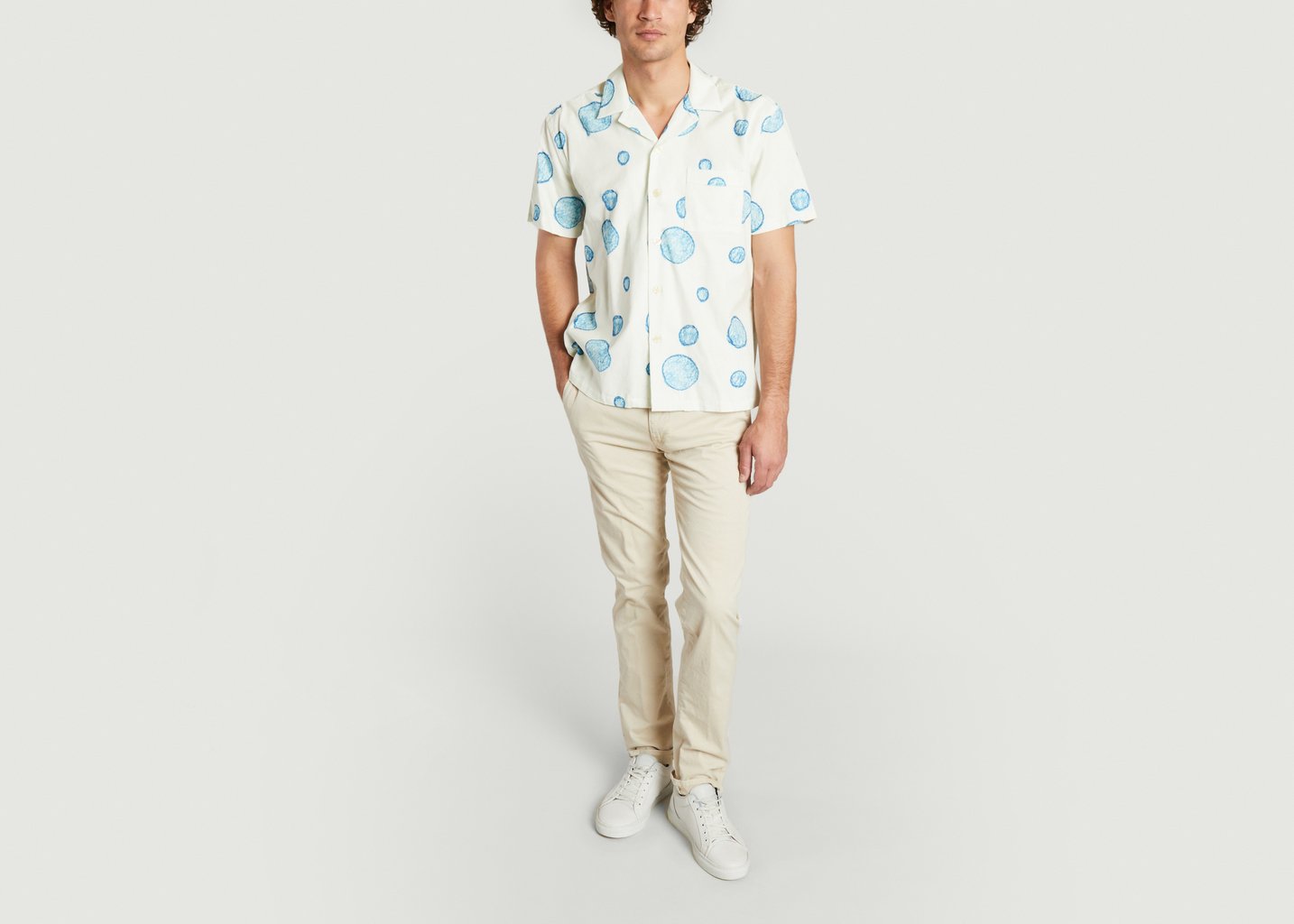 L'exception Pantalon Slim Beige Incotex