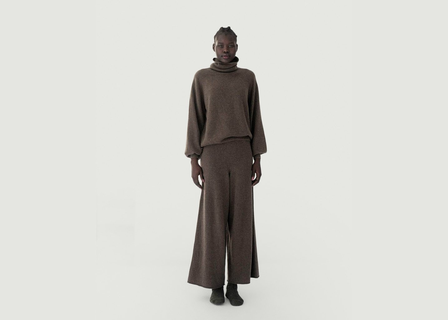 L'exception Pantalon Soar Marron Baserange
