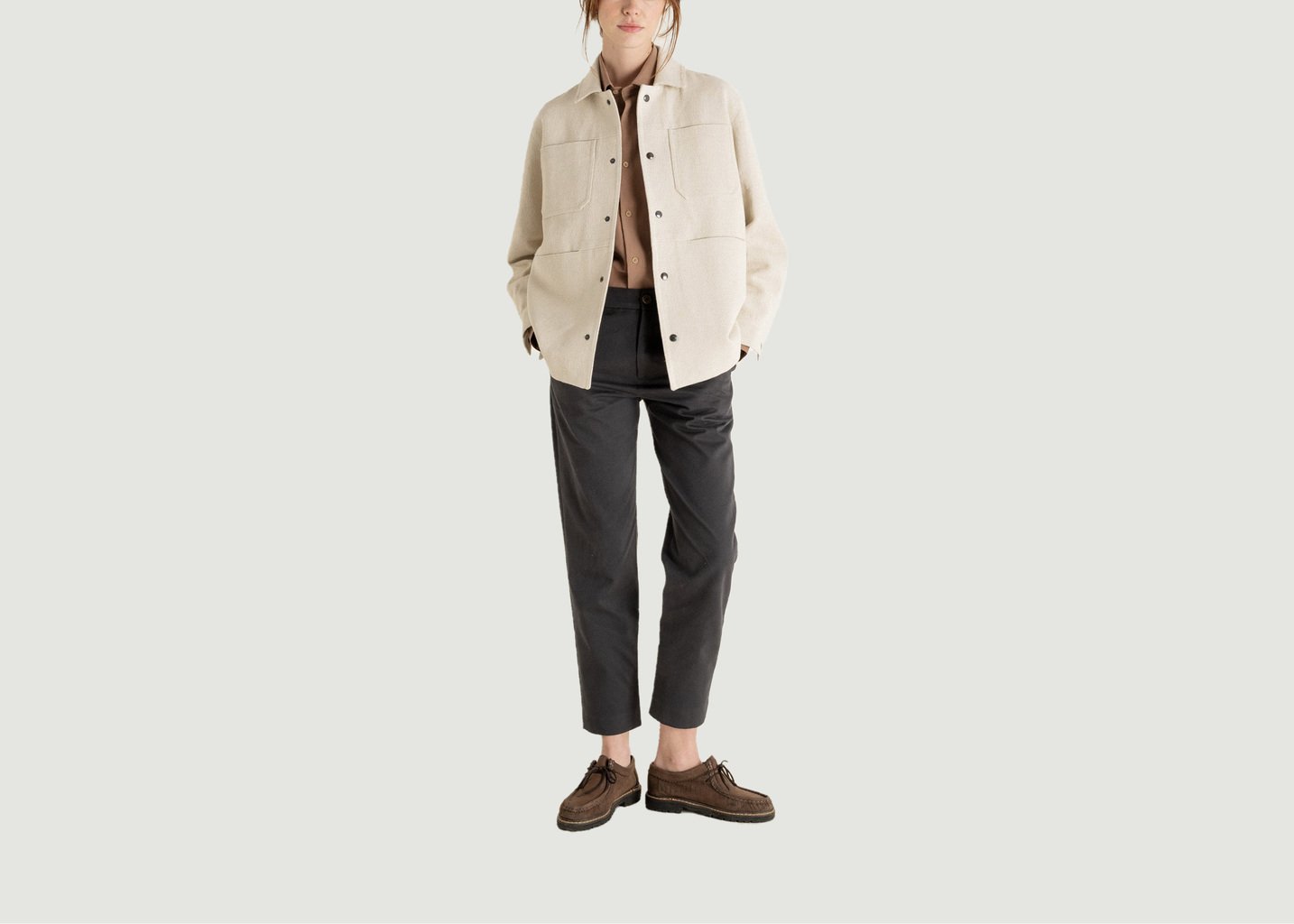 L'exception Pantalon Stockholm Anthracite Noyoco