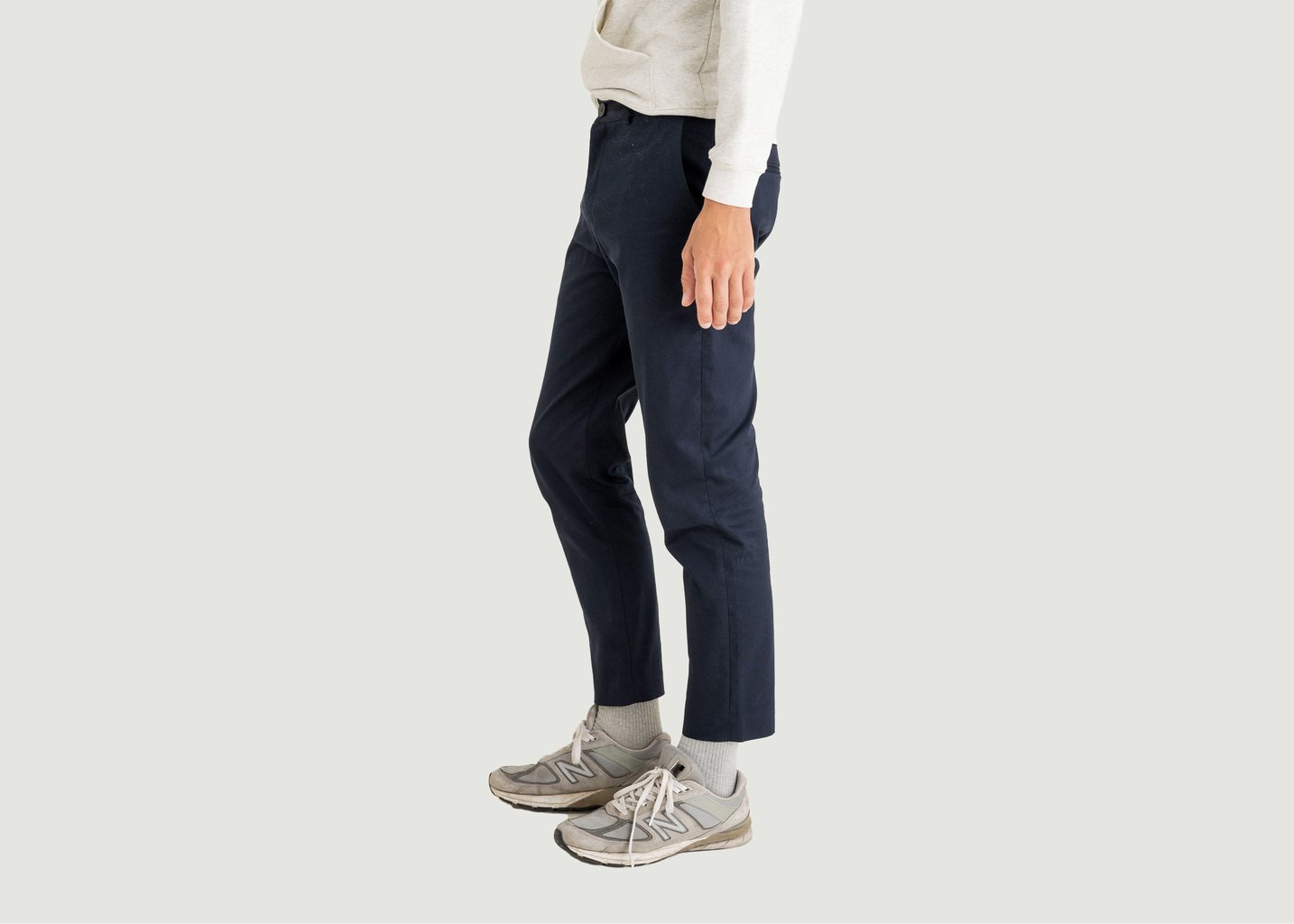 L'exception Pantalon Stockholm Bleu Marine Noyoco