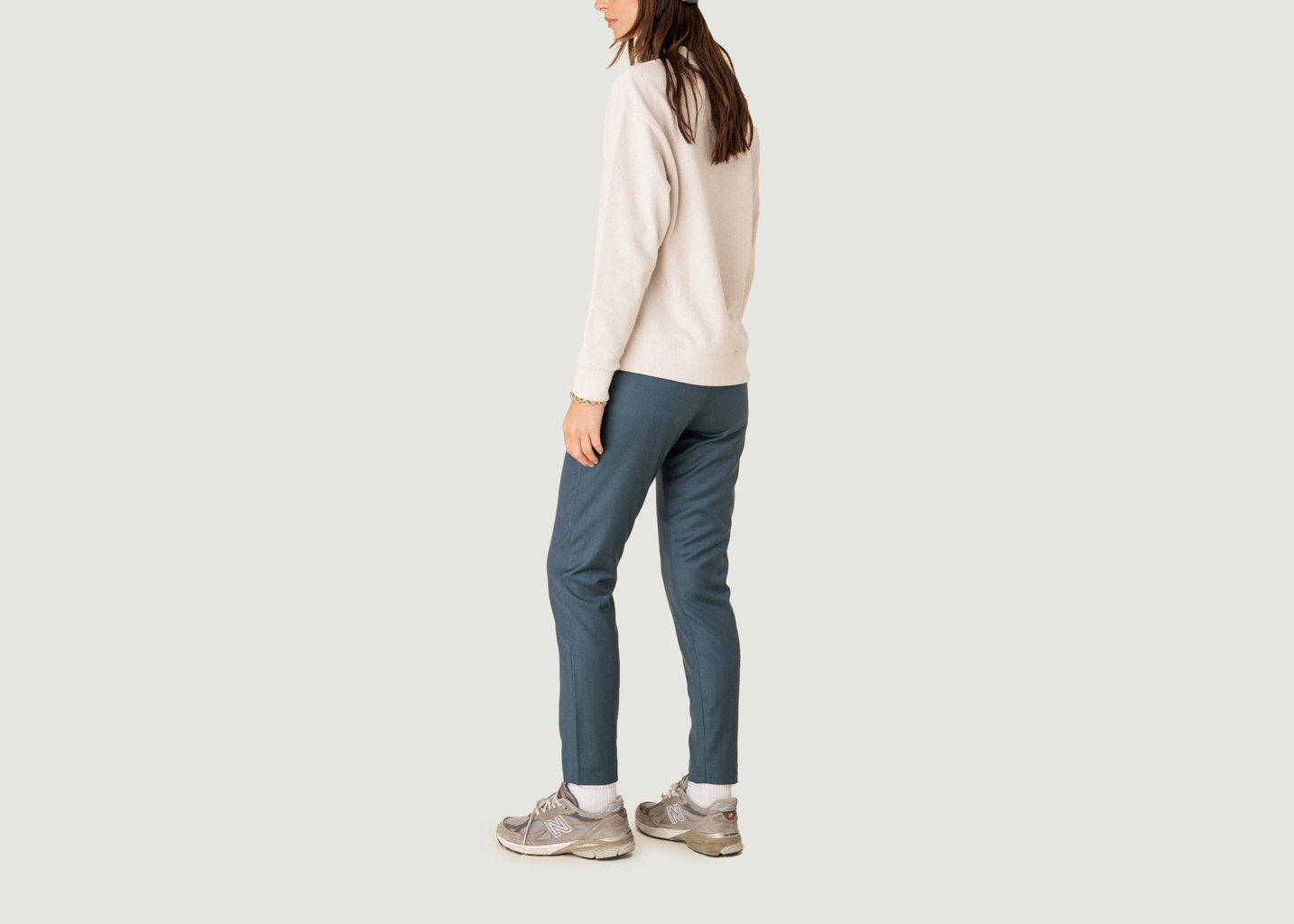 L'exception Pantalon Stockholm Bleu Pétrole Noyoco