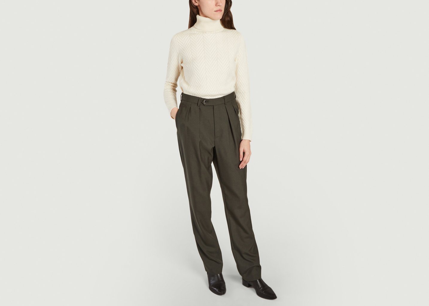 L'exception Pantalon Taylor Vert Foncé Roseanna