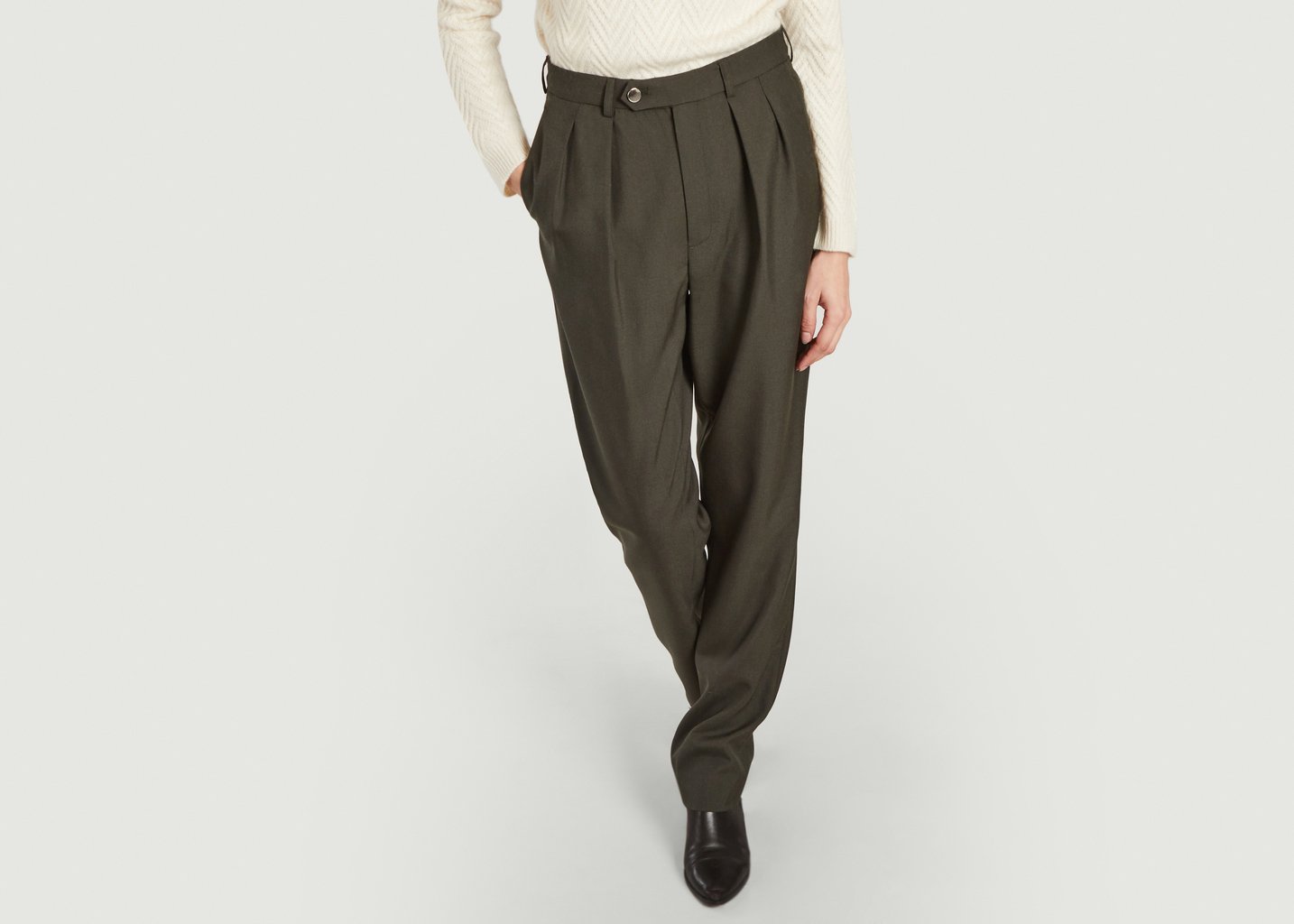 l'exception Pantalon Taylor Vert Foncé Roseanna