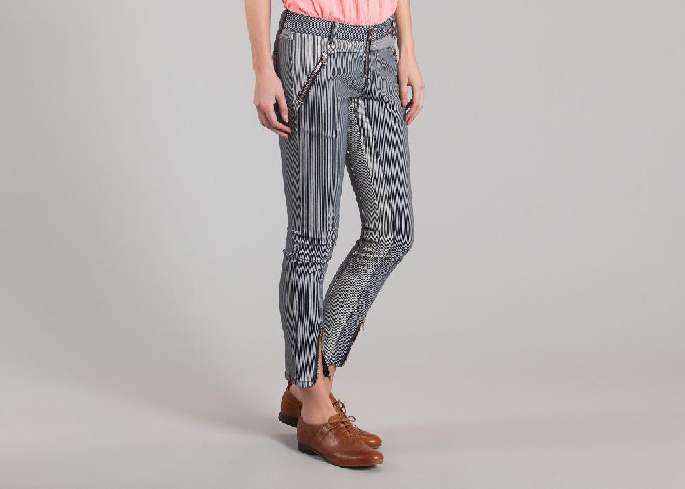 L'exception Pantalon Texan Bleu April May