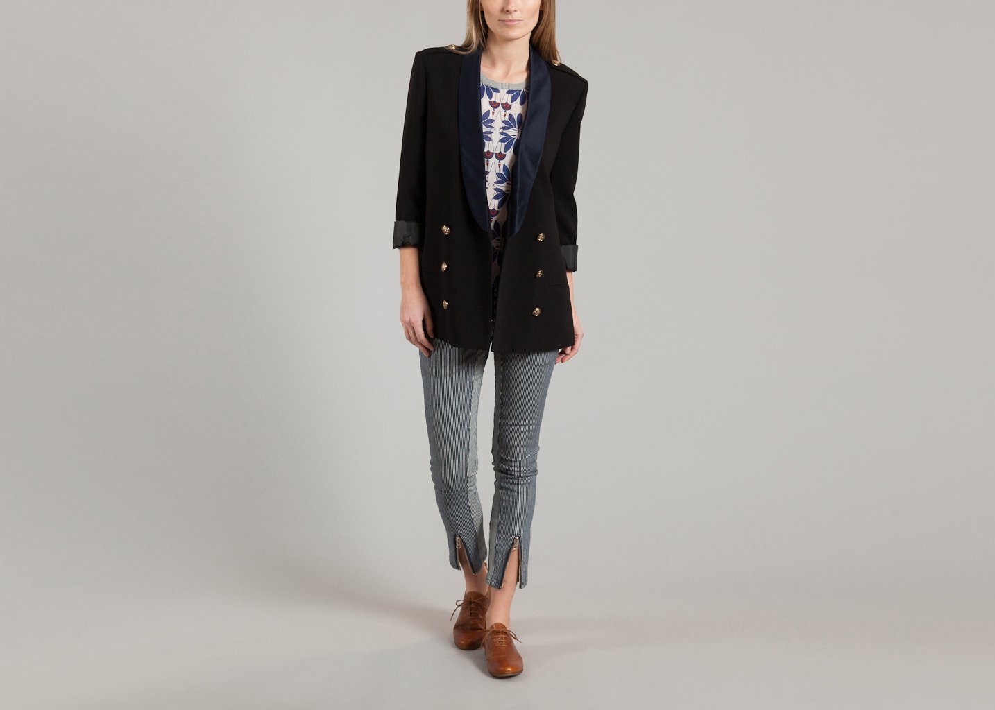 L'exception Pantalon Texan Bleu April May