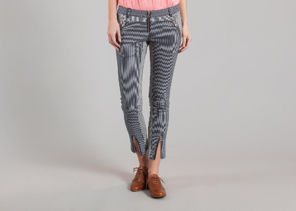 l'exception Pantalon Texan Bleu April May