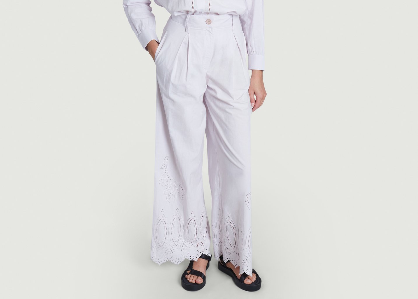 L'exception Pantalon Valenzo Lilas Sessùn