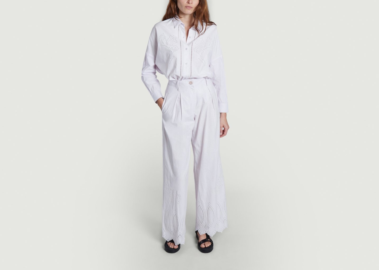 L'exception Pantalon Valenzo Lilas Sessùn