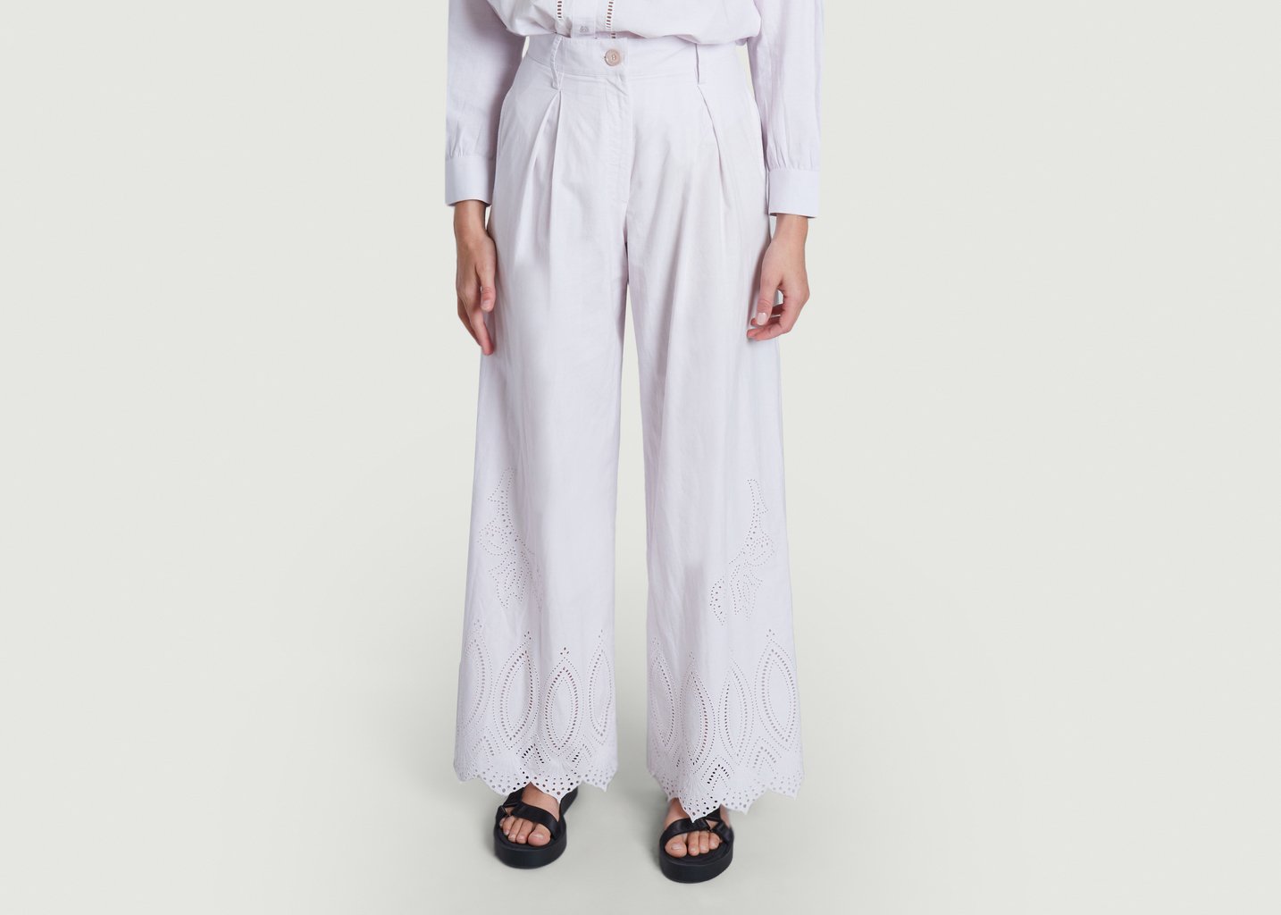 l'exception Pantalon Valenzo Lilas Sessùn