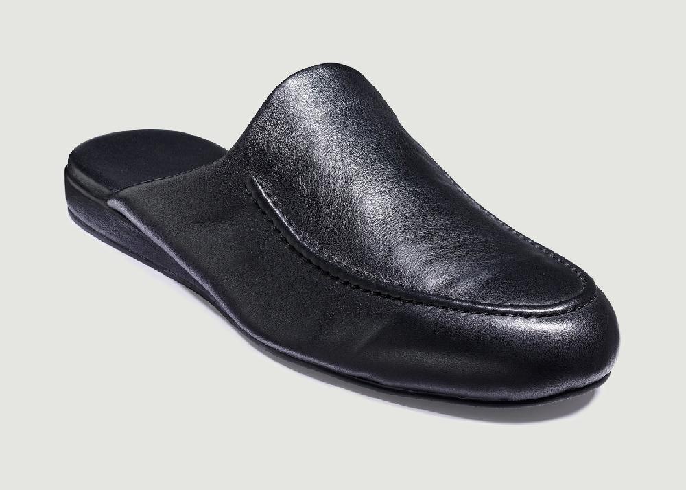 l'exception Pantoufle Birch Noir Barker Shoes