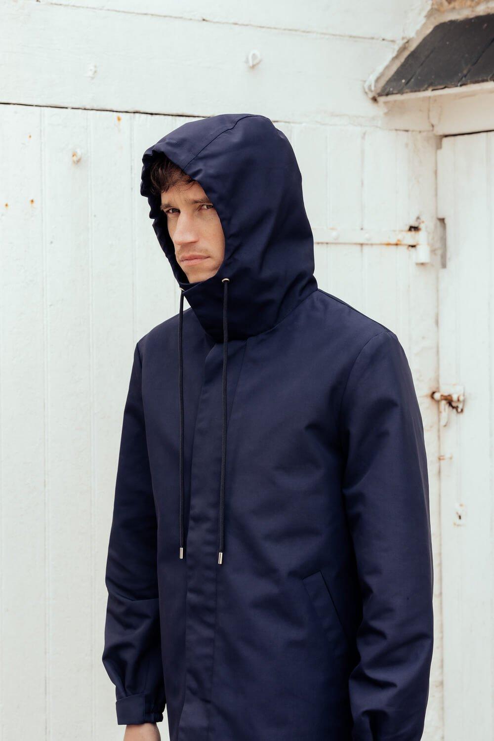 L'exception Parka 100 Recyclée Bleu Marine Apnee