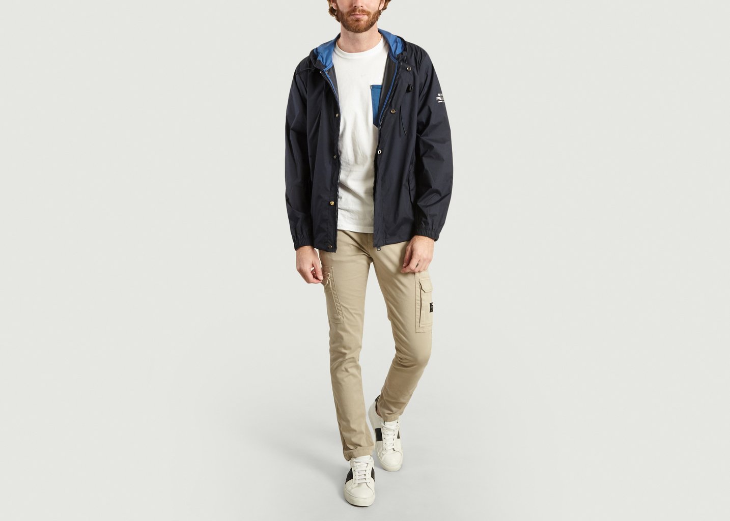 L'exception Parka Wildash Bleu Marine Ecoalf