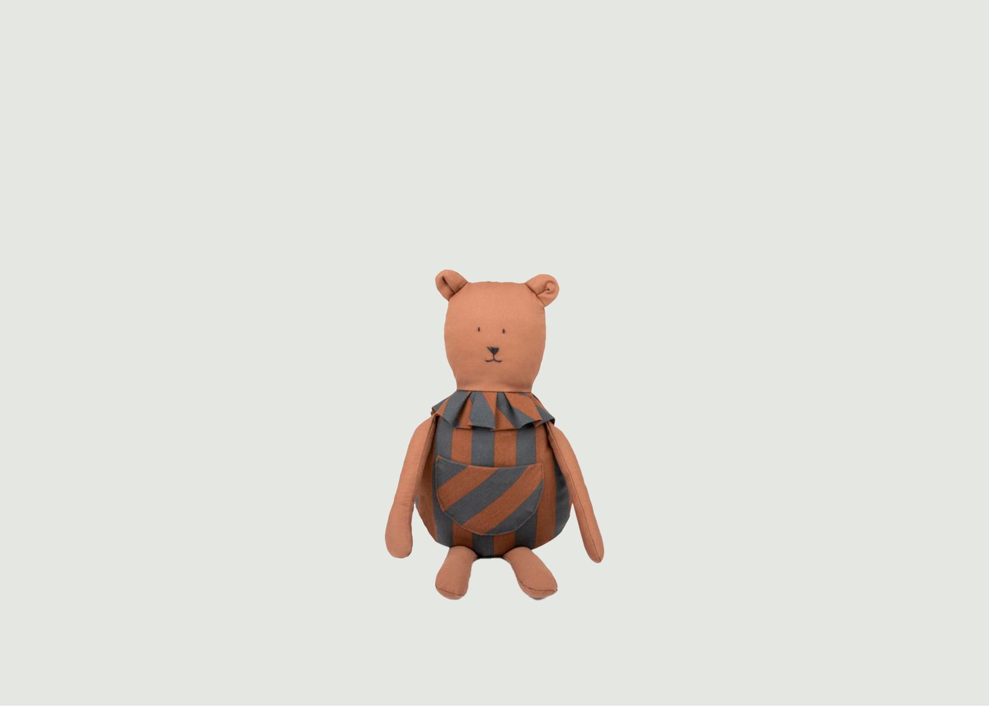 L'exception Peluche Majestic Bear Bleu Nobodinoz