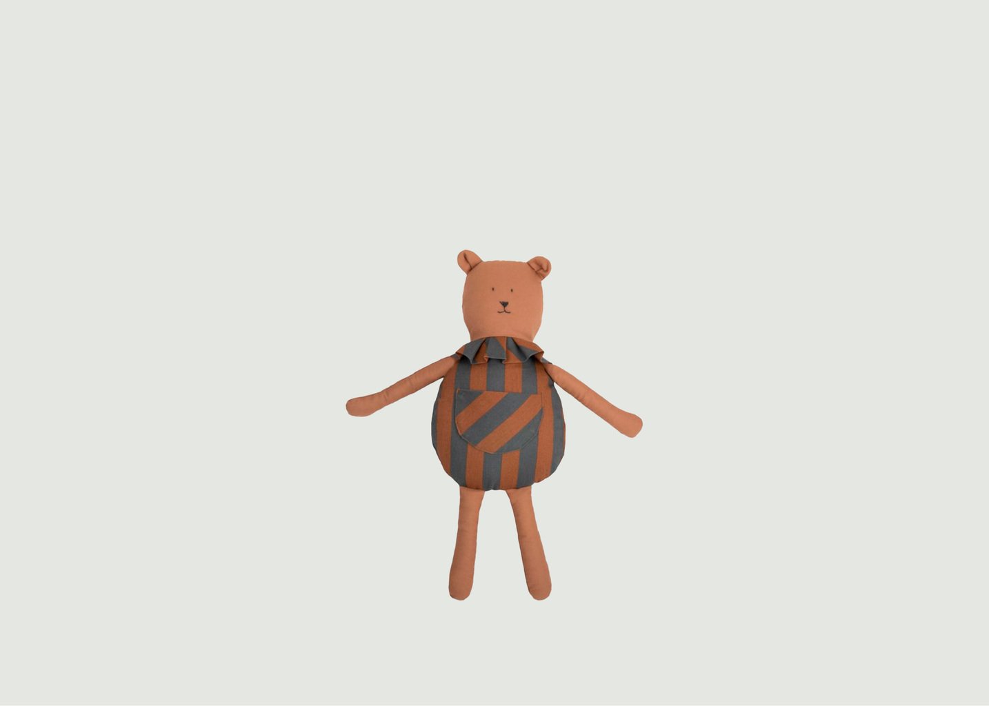 l'exception Peluche majestic bear Bleu Nobodinoz