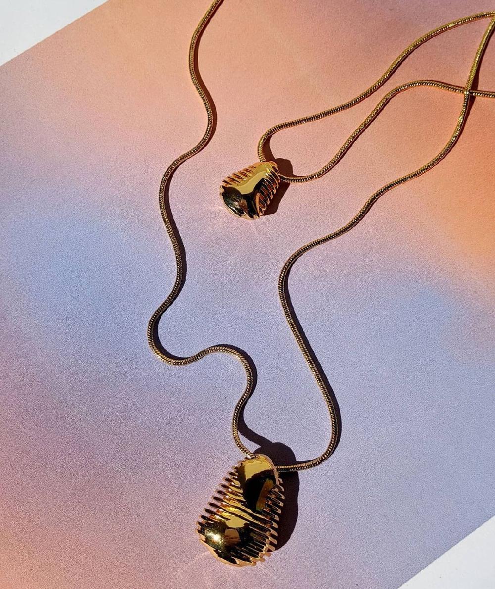 L'exception Pendentif Nefertiti Or Aerea Studio