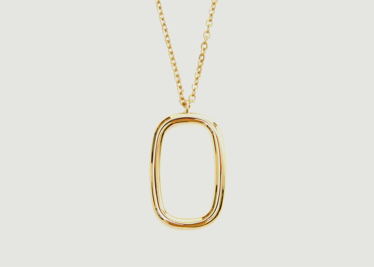 l'exception Petite chaine dorée Or Octogony