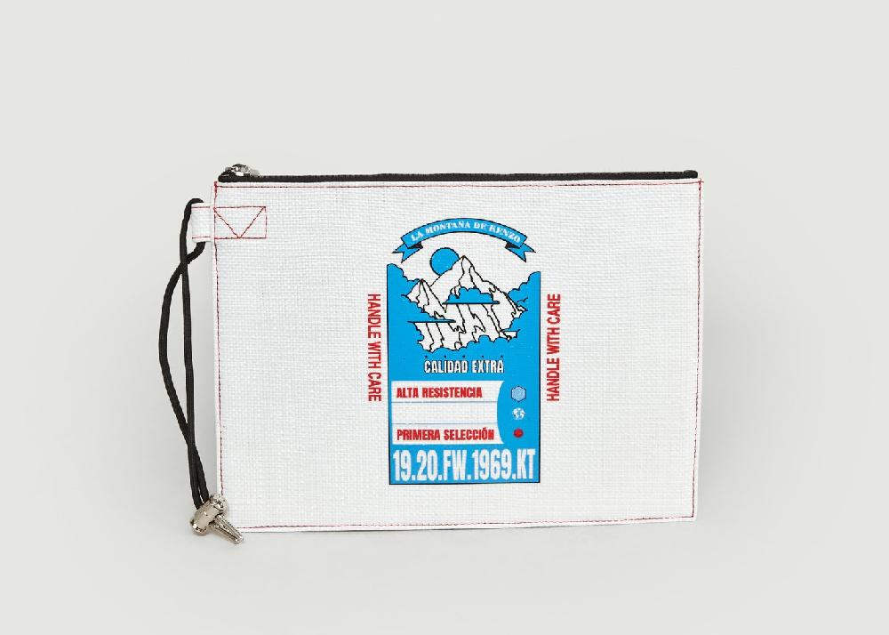 l'exception Pochette Rice Bag Blanc Kenzo