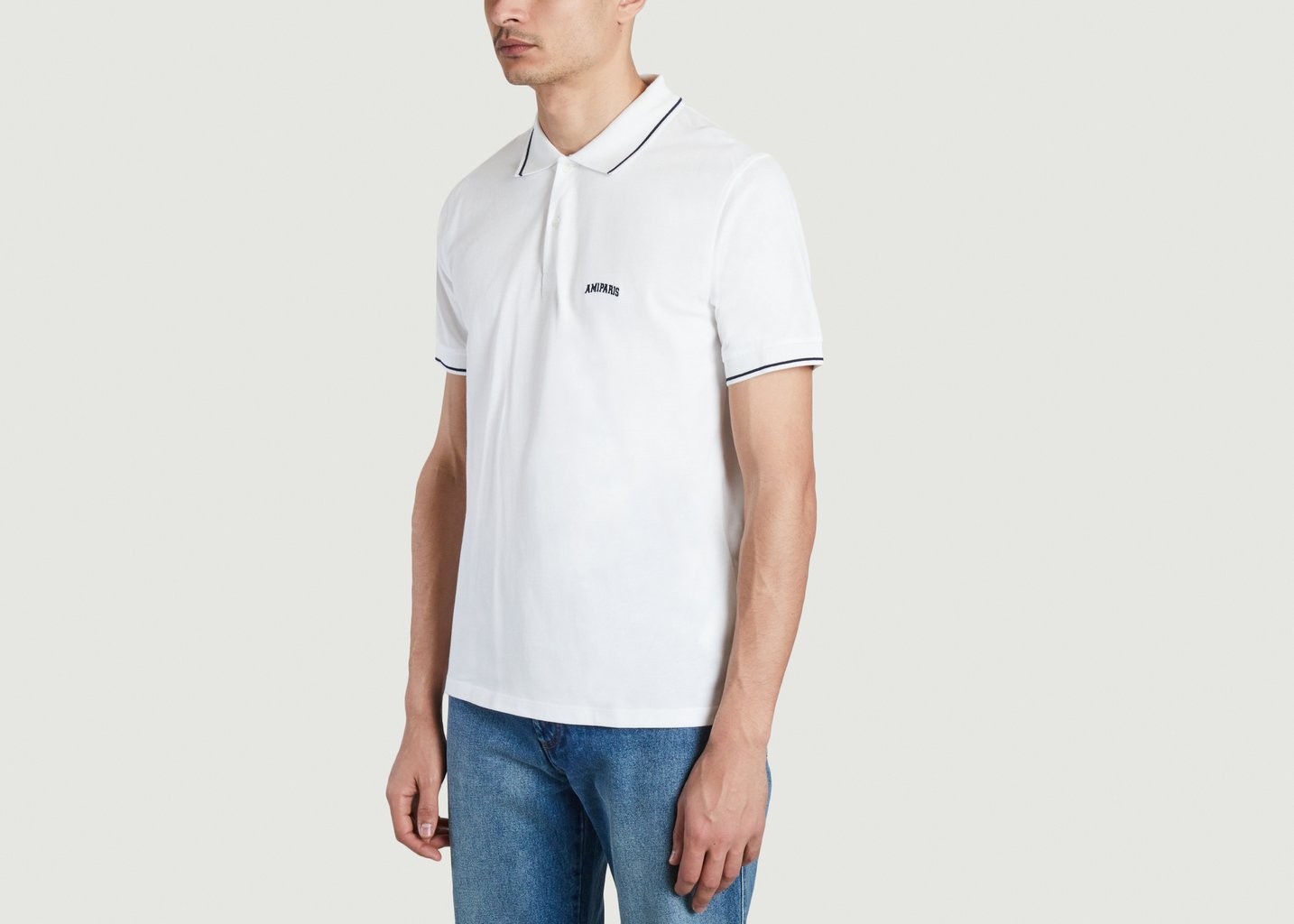 L'exception Polo Ami Paris Blanc AMI Paris
