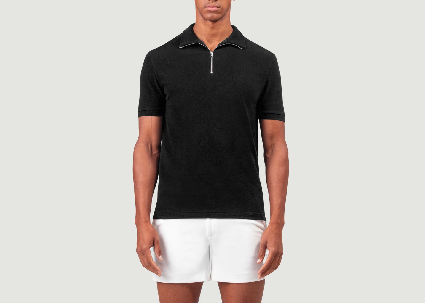L'exception Polo Coton Piqué Noir Ron Dorff