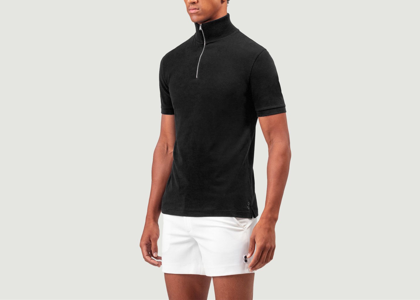 L'exception Polo Coton Piqué Noir Ron Dorff