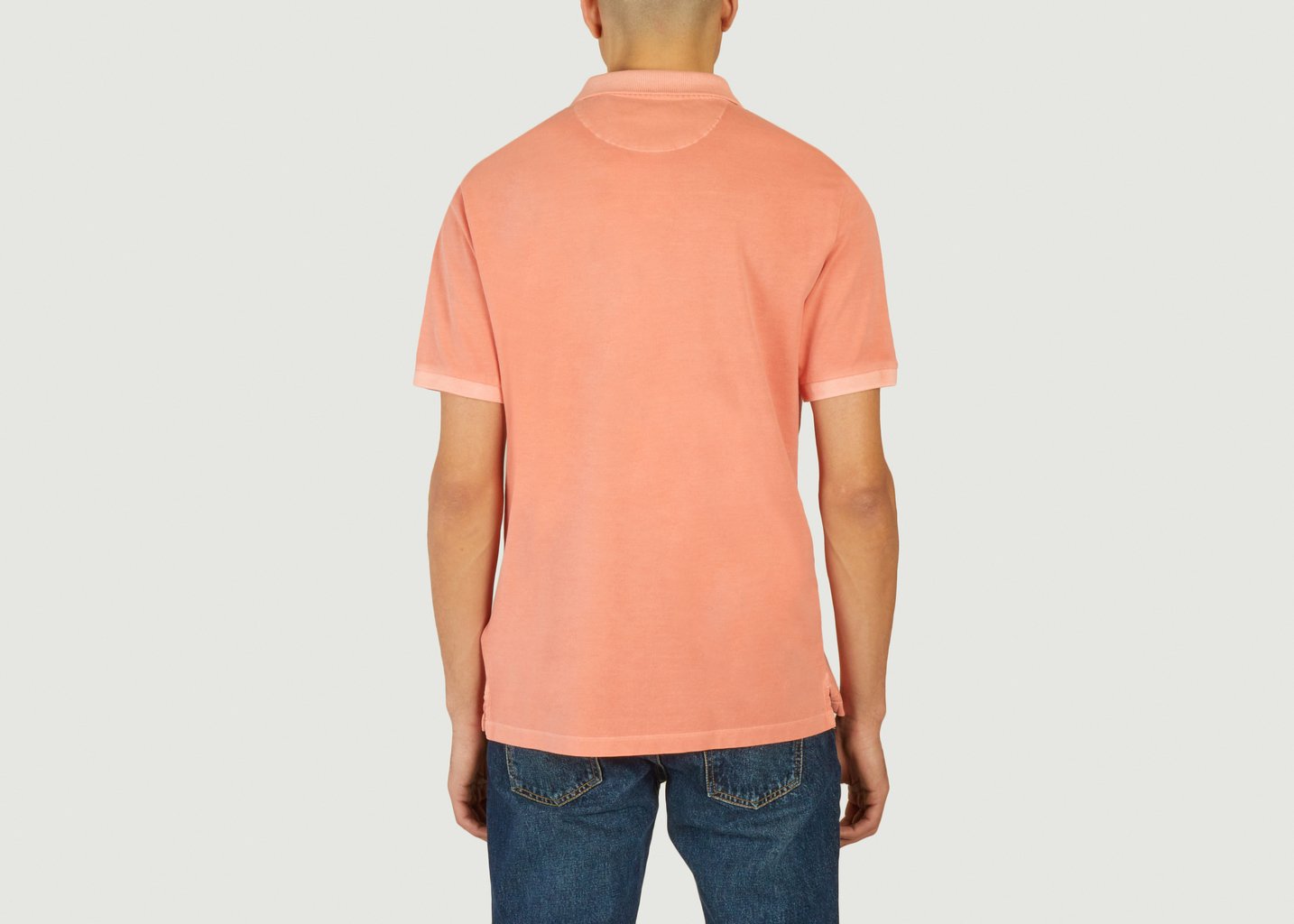 L'exception Polo En Coton Piqué Sunfaded Rose Gant