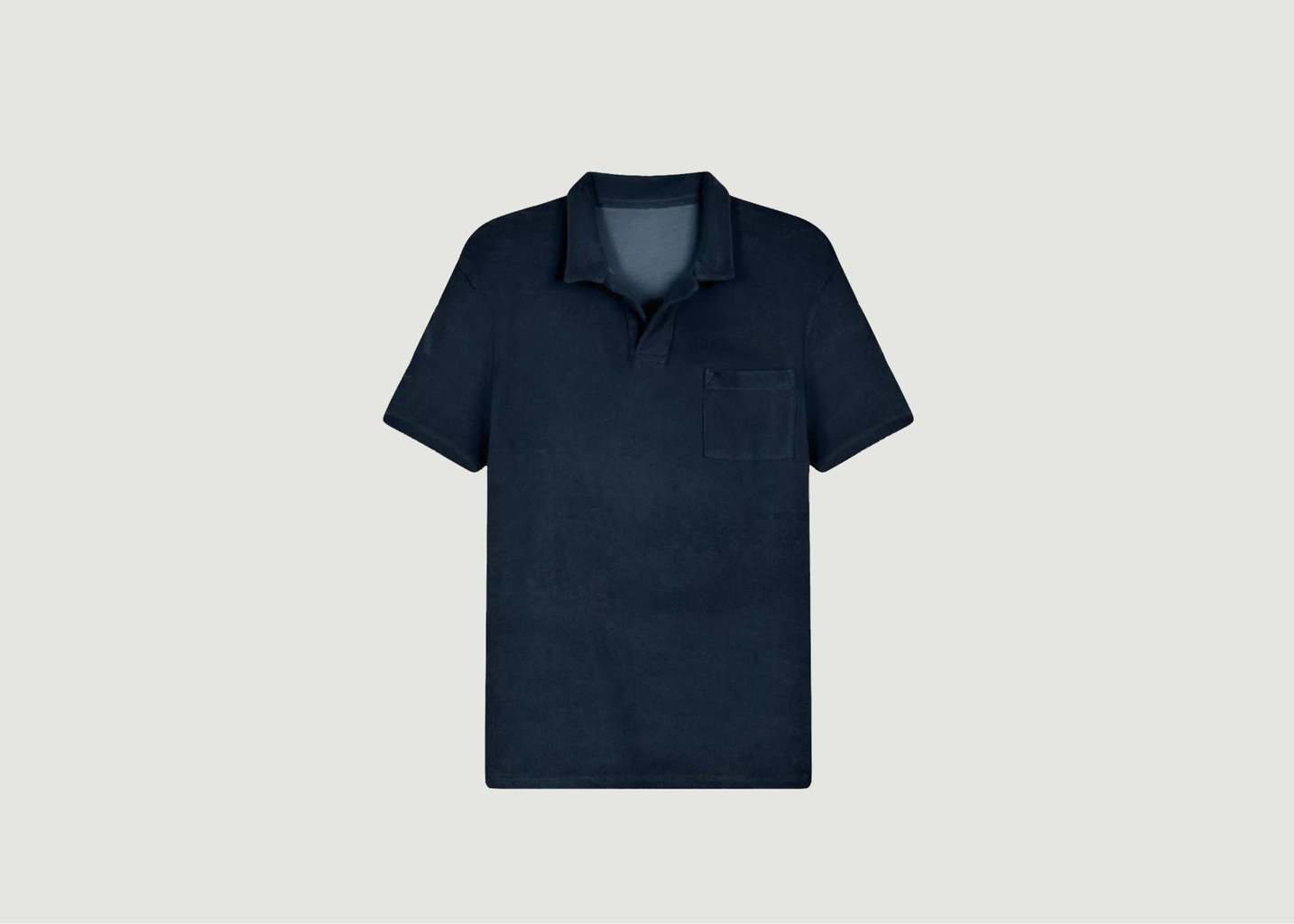 l'exception Polo Eponge Bleu Marine Apnee