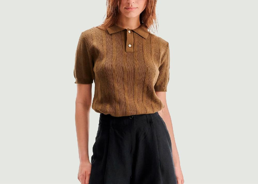 L'exception Polo Haring Marron Noyoco