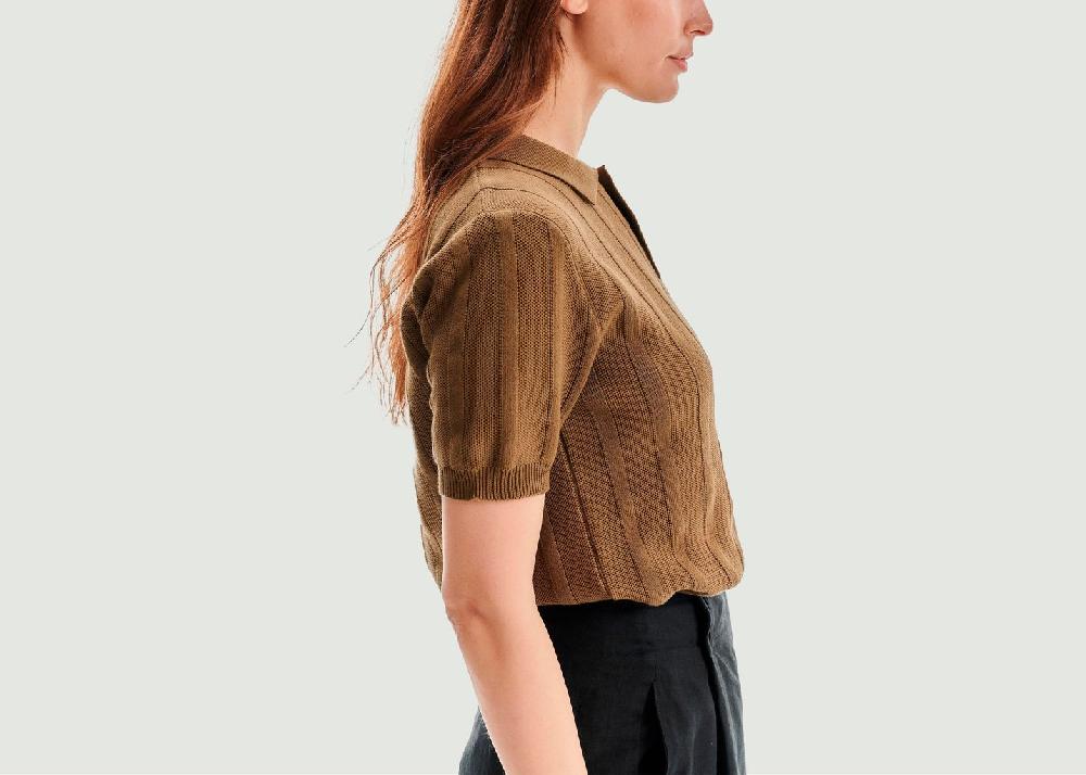 L'exception Polo Haring Marron Noyoco