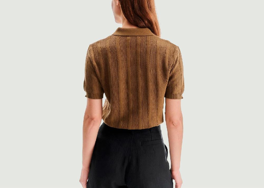 L'exception Polo Haring Marron Noyoco