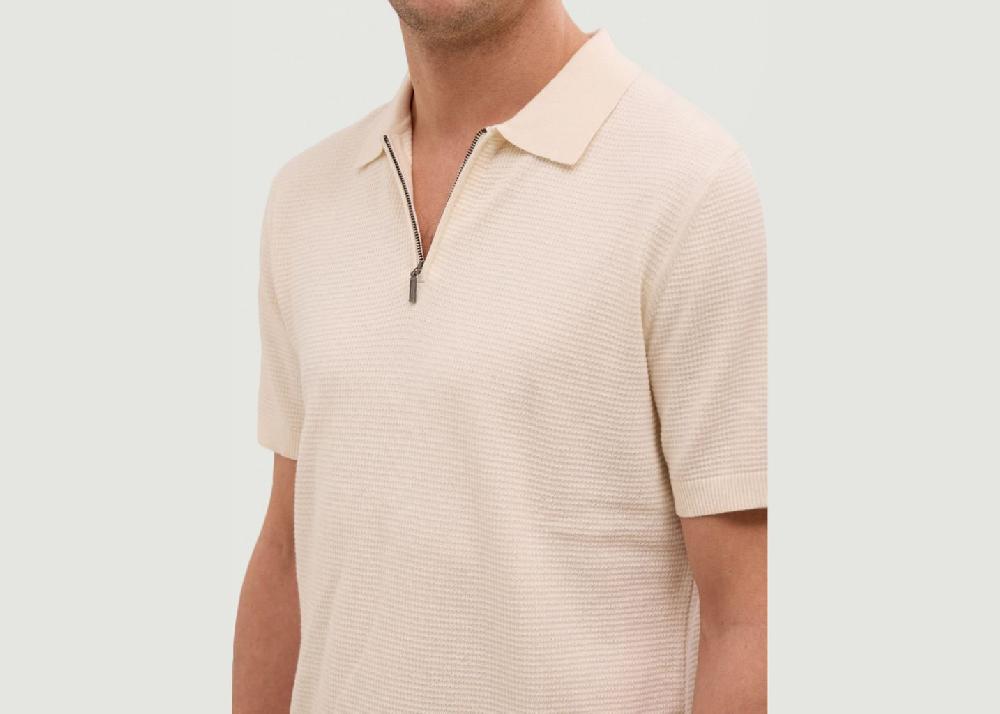 L'exception Polo Marven Blanc Hircus