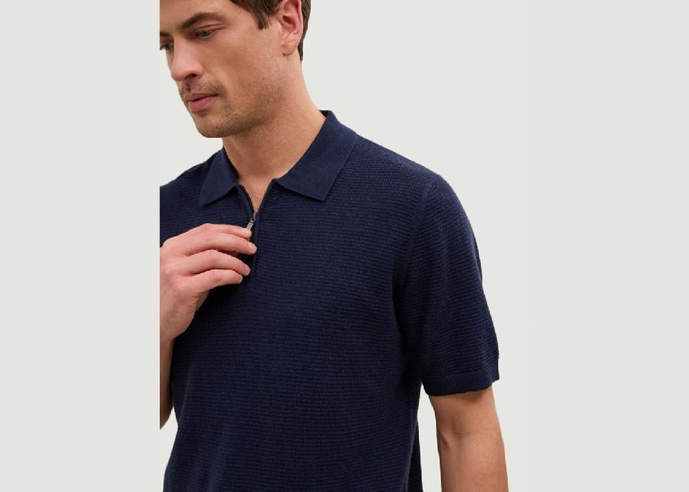 L'exception Polo Marven Bleu Marine Hircus