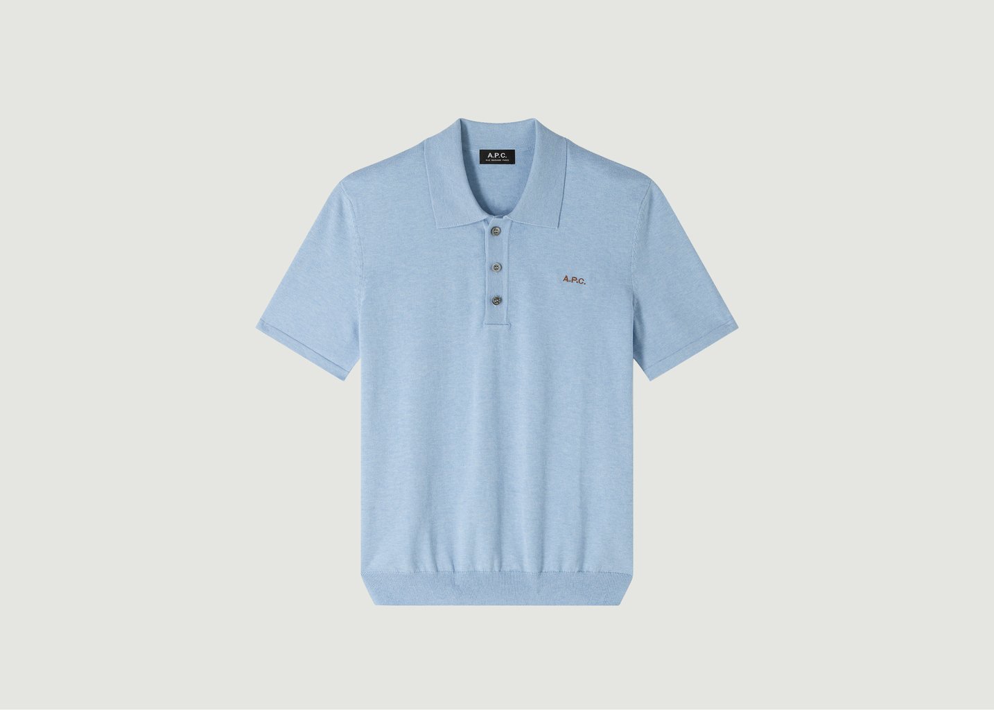 l'exception Polo Ollie Bleu Clair APC Paris