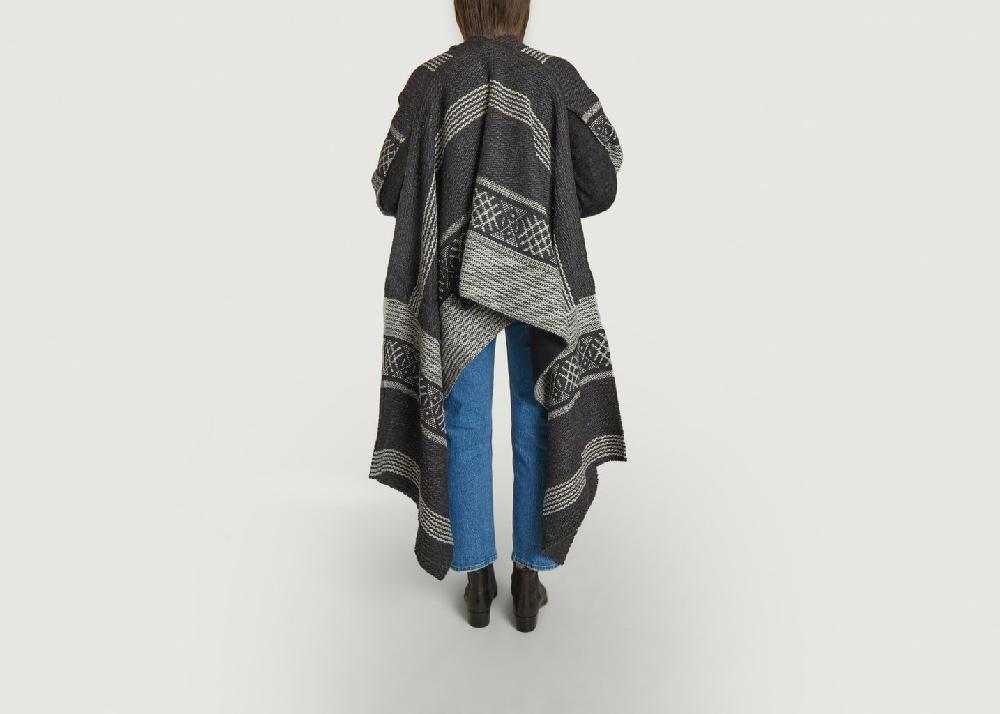 L'exception Poncho De Luz Gris Adriana Santacruz