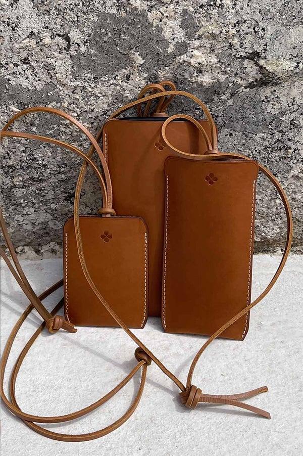 L'exception Porte Cartes En Cuir Fauve Del'Ep