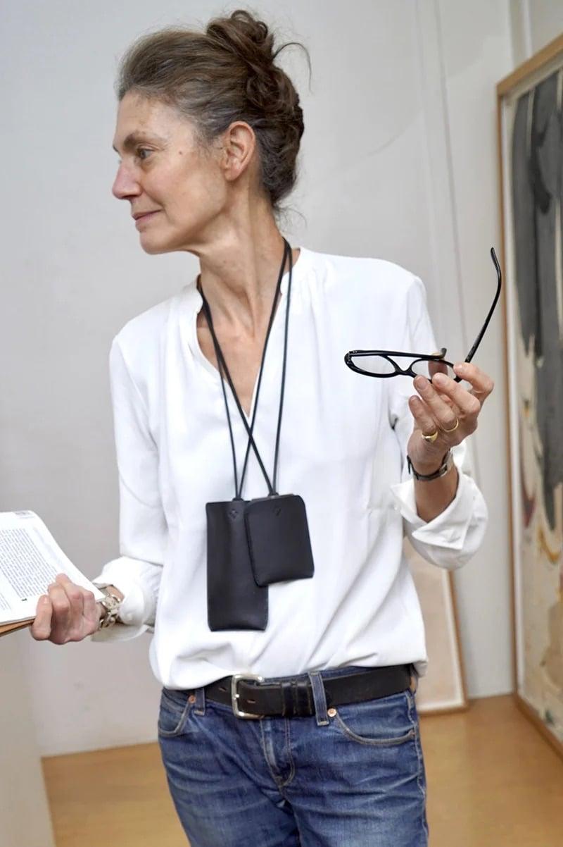 L'exception Porte Cartes En Cuir Noir Del'Ep