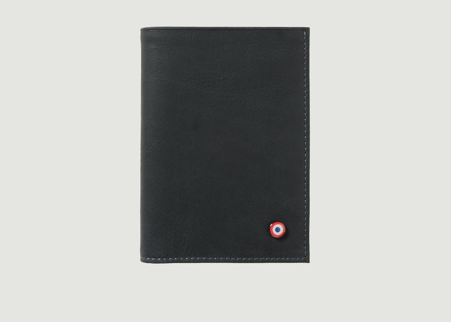 l'exception Portefeuille cuir Victor Gris Larmorie